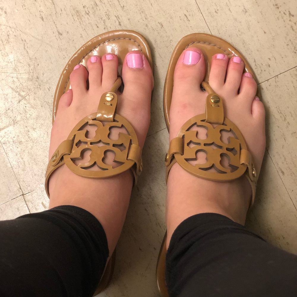 Nude Tory Burch Miller Flip Flop (8.5-fits like 8)